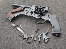 Револьвер охолощенный Наган ИЖ-172 выпуска довоенного 1932 года в хорошем состоянии