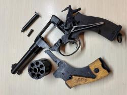 Револьвер списанный охолощенный системы Наган Р-412