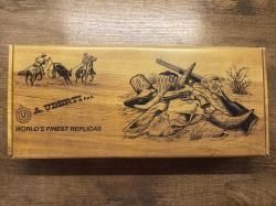 Револьвер Uberti 1873 Cattleman (Colt SAA) никель, ствол 7.5" / 2017 / ABel