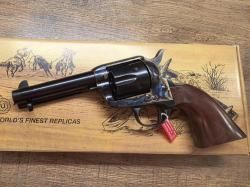 Револьвер Uberti 1873 Cattleman (Colt SAA) никель, ствол 7.5" / 2017 / ABel