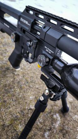 Reximex Throne Gen2 (пластик, PCP, ★3 Дж) 5,5 мм с WestHunter HD 6-24X50 FFP High 20mm with Wheel