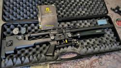 Reximex Throne Gen2 (пластик, PCP, ★3 Дж) 5,5 мм с WestHunter HD 6-24X50 FFP High 20mm with Wheel