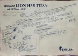 Ружье Fabarm H35 Lion Titan Combo 12х76 760/900мм