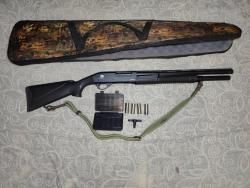 Ружье Huglu Atrox A Standart Pump Action shotgun 12x76 510мм