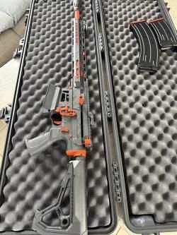 Ружье Huglu XR8 PRO Orange Ceracote, Tactical Semi Automatic-Gas System, к.12/76