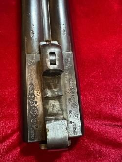 Ружьё из первой десятки Английских Бестов Чарлз Ланкастер с редким откатным механизмом