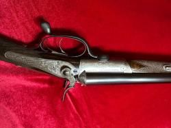 Ружьё из первой десятки Английских Бестов Чарлз Ланкастер с редким откатным механизмом