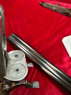 Ружьё из первой десятки Английских Бестов Чарлз Ланкастер с редким откатным механизмом