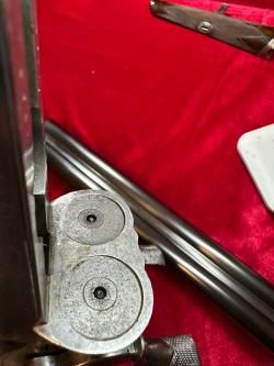 Ружьё из первой десятки Английских Бестов Чарлз Ланкастер с редким откатным механизмом