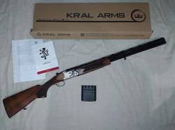 Ружье Kral Arms Brescia Coraggio 12x76 L=710 (орех, черный, стальная ствольная коробка, эж