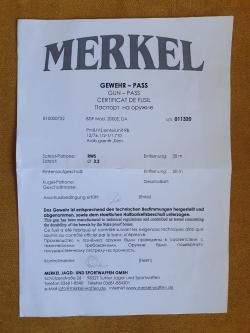 Ружьё Merkel 2000E 12/76