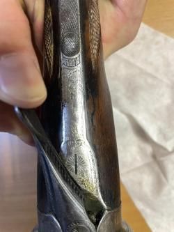 Ружьё Sauer 12 калибра, Германия, 1947 г., инкрустация