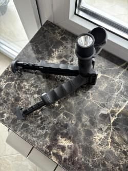 Рукоятка-сошка FAB Defense T-POD G2 SL с фонарем