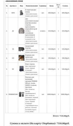Рюкзак для ношения оружия РБМ800 (80см)