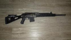 Сайга 308-1-555 резьба 15/1, РГБ LAC, цевье SAG 7mlock