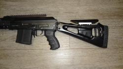 Сайга 308-1-555 резьба 15/1, РГБ LAC, цевье SAG 7mlock