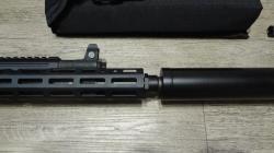 Сайга 308-1-555 резьба 15/1, РГБ LAC, цевье SAG 7mlock