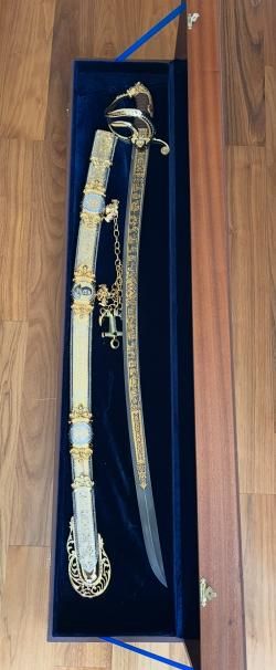 Сабля ( Златоуст) Коллекционная « Пётр1»