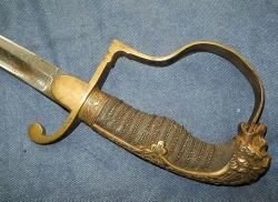 Сабля прусская офицерская пехотная