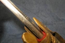 Сабля прусская офицерская пехотная