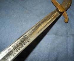 Сабля прусская офицерская пехотная