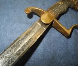 Сабля прусская офицерская пехотная