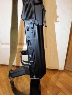 Saiga 5. 45 экспортная с откидным прикладом и прицелом на боковой планке