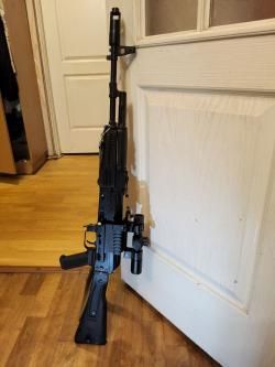 Saiga 5. 45 экспортная с откидным прикладом и прицелом на боковой планке