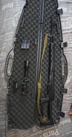 Самозарядный карабин Тигр к. 7,62х54 исп 01, пластик, поворотная щека L-530