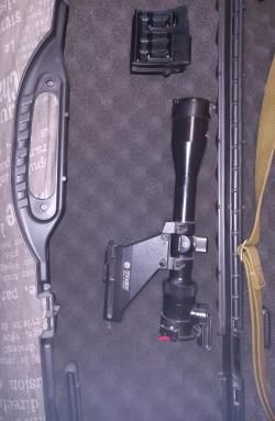 Самозарядный карабин Тигр к. 7,62х54 исп 01, пластик, поворотная щека L-530