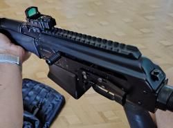 Сайга 12к исп.340 (практика) с коллиматором и 5-ю магазинами