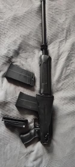 Сайга 12с исп. сб-04 складной приклад, боковая планка, блокиратор усм