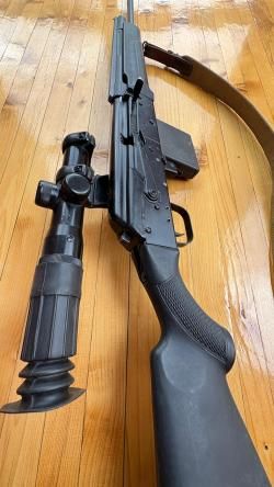 Сайга 410 с прицелом