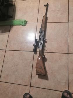 Сайга 7.62х39 с оптикой по 3.5, плюсом иж 27 16к и лыжи на камусе