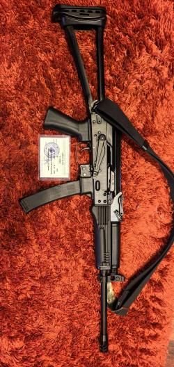 Сайга-9 исп.02 9х19 в тюнинге (АК-ЭВО, обвес)