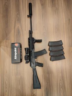 Сайга М3 5.56х45 Fab Defense ПВО-Penetrator на максималках
