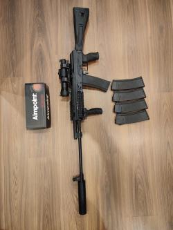 Сайга М3 5.56х45 Fab Defense ПВО-Penetrator на максималках