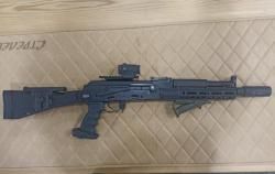 Сайга-МК к.7,62х39 №22310313 +прицел коллиматорный Holosun+обвес