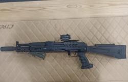 Сайга-МК к.7,62х39 №22310313 +прицел коллиматорный Holosun+обвес