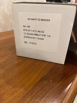 Schmidt Bender 12-50x56mm PM II P P4F 1/4cm cw MT / ST