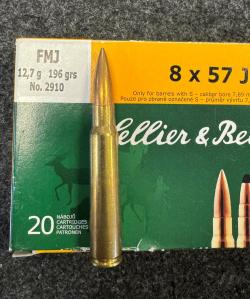 Sellier & Bellot 8x57 JS FMJ  (12,70гр./196gr.)