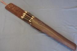 Шампура «Саблезубый тигр -  венге» с деревянной ручкой подарочные