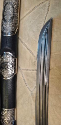 Шашка кавказская утопная мельхиор