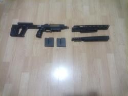 Шасси для винтовки Тикка с длинной затворной группой+ магазины