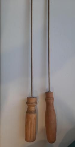 Шомпол цельный латунный 4 мм, на игольчатом подшипнике