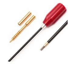 Шомпол Dewey к. .27-.34 (6,8-8,6мм), L=91см, папа 12/28, сталь+оплетка, рукоять - плаcтик,