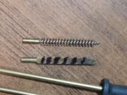 Шомпол с ершиками, калибр 5,6 мм