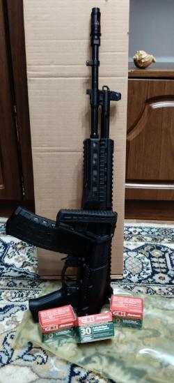 Охолощëнный автомат. АК 12