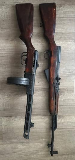 Схп ППШ.  Схп СКС