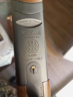 Штуцер Beretta S689, кал.9,3х74, Silver Sable